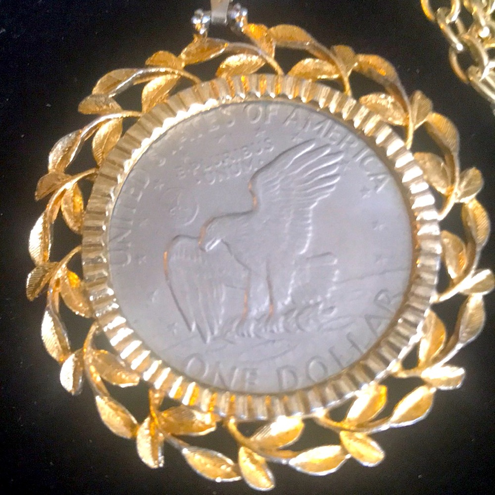 Gold Coin Pendant Necklace